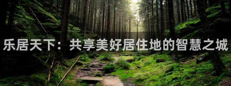 开丰娱乐主管：乐居天下：共享美好居住地的智慧之城