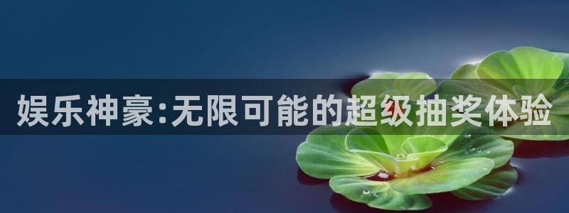 开丰娱乐股份：娱乐神豪:无限可能的超级抽奖体验