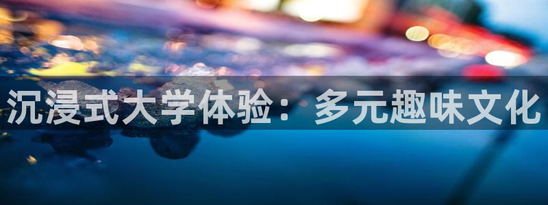 开丰娱乐集团官网：沉浸式大学体验：多元趣味文化