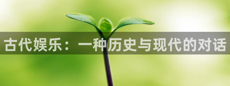 开丰娱乐主管：古代娱乐：一种历史与现代的对话