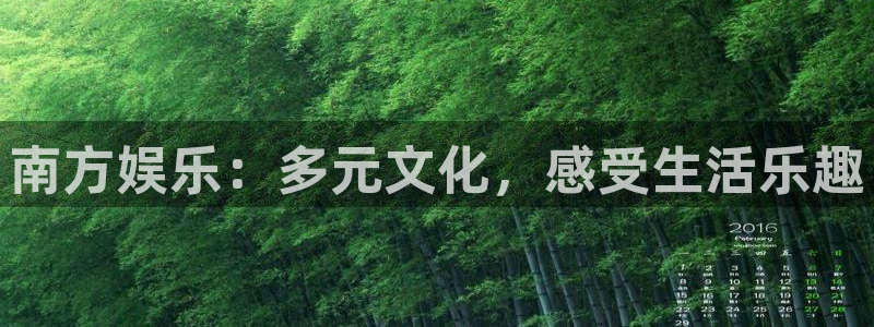 开丰娱乐f平台注册：南方娱乐：多元文化，感受生活乐趣